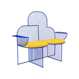 Cloud Bench: Electric Blue + Yellow Seat Pad