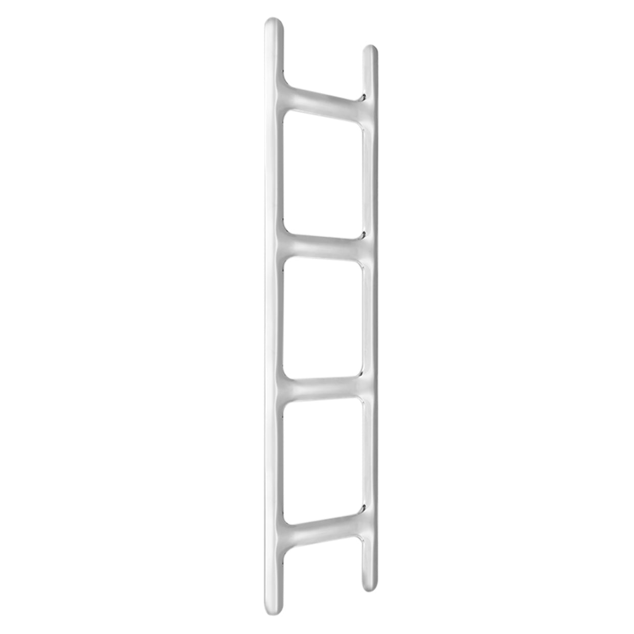 Drab Ladder Hanger: Inox Polished + Stainless Steel