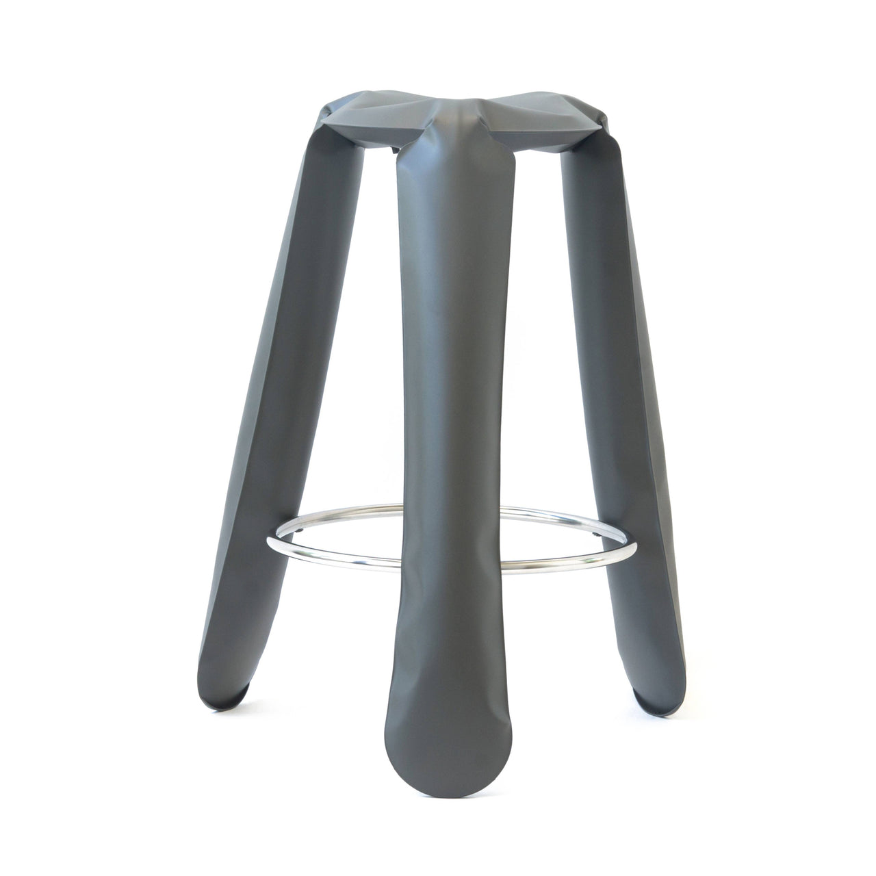 Plopp Bar Stool: Umbra Grey