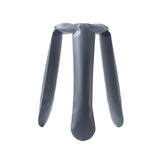 Plopp Kitchen Stool: Graphite Grey + Carbon Steel