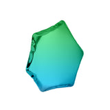 Tafla Polygonal Mirror Collection: Gradient + Mirror C6 + Sapphire + Emerald