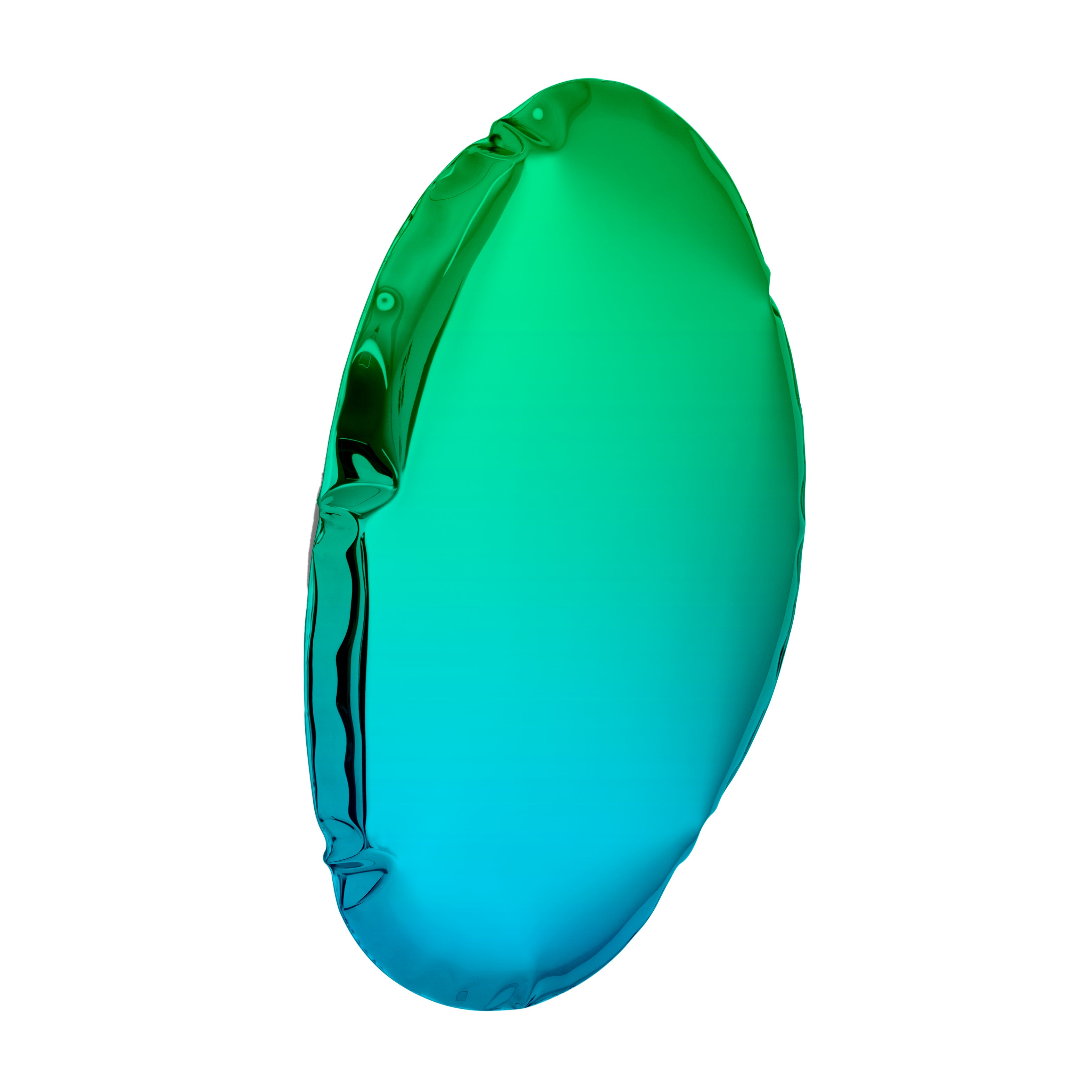 Tafla Elliptic Mirror Collection Gradient: Mirror O5 + Sapphire + Emerald