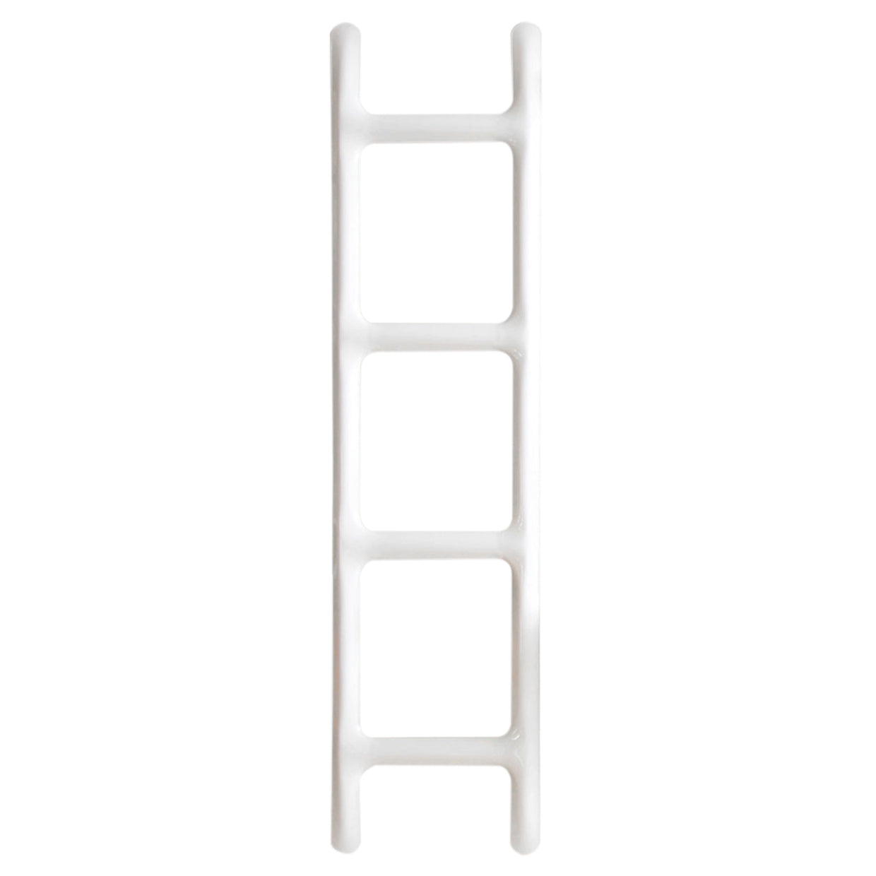 Drab Ladder Hanger: White Glossy + Carbon Steel