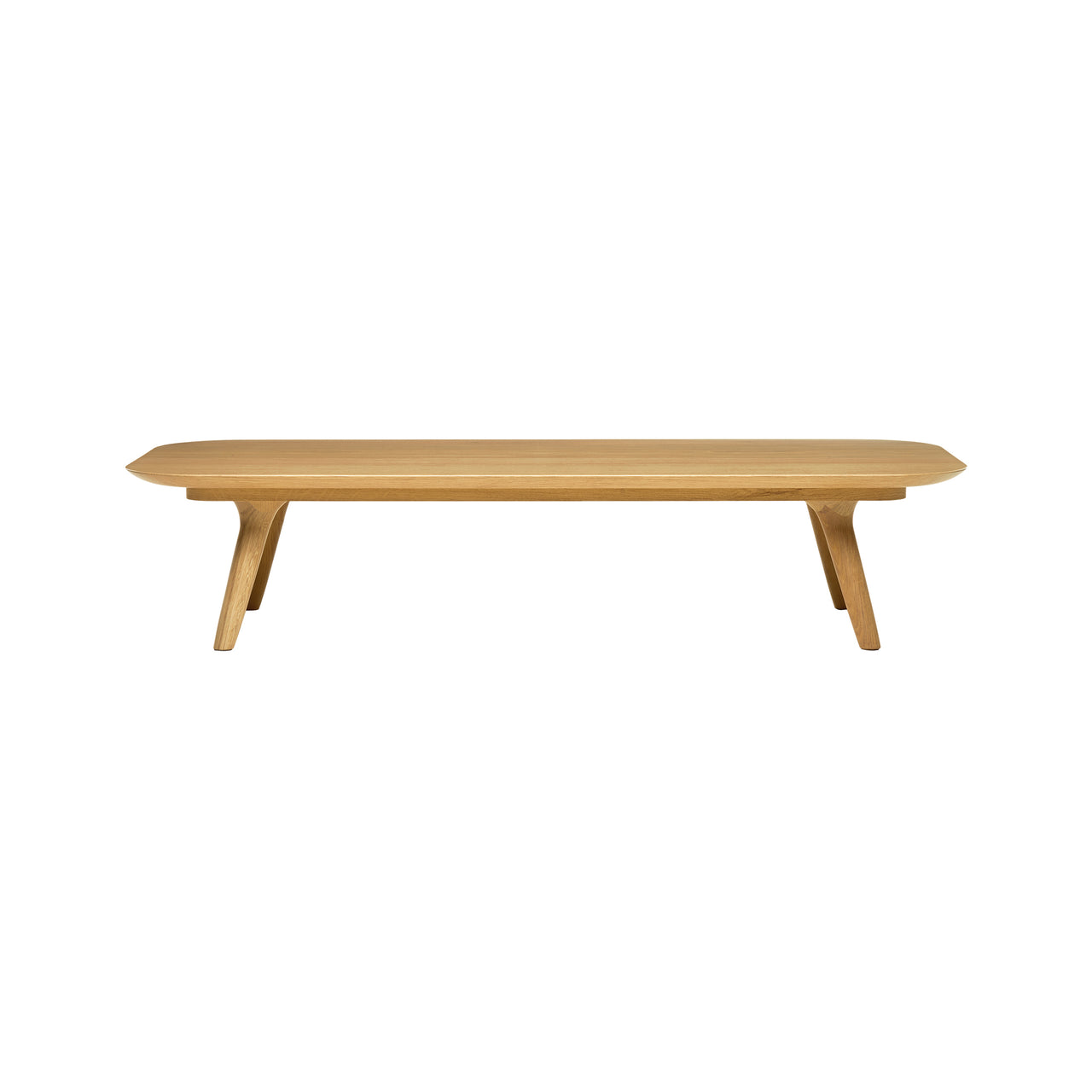 Zio Coffee Table: Rectangle + Natural Oil